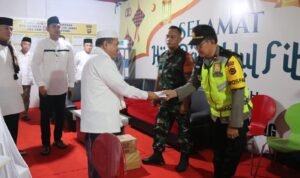 al haris tinjau posko pengamanan idul fitri