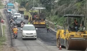 perbaikan jalan di buluran