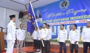 pelantikan pengurus pwi kota jambi