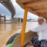 al haris tinjau jembatan gentala arasy