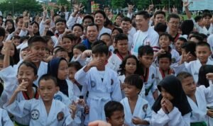 al haris latihan bersama taekwondo jambi