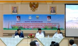 abdullah sani saat membuka rakortek ppg