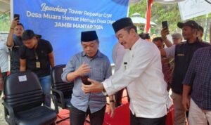 al haris uji coba tower repteare muara hemat