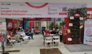 Aksi donor darah yang digelar ACE Jambi