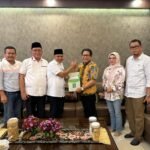 Aspan saat menerima rekomendasi dukungan dari PKB