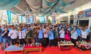 pelantikan tim pemenangan haris sani tanjab timur