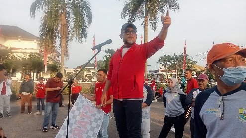 sudirman jalan santai