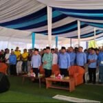 Al Haris dan Abdullah Sani saat melantik tim pemenangan Tanjab Barat