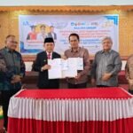 al haris resmi serahkan aset kampus londok meja ke unja