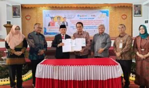 al haris resmi serahkan aset kampus londok meja ke unja al haris resmi serahkan aset kampus londok meja ke unja