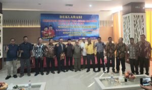 PPTSB saat mendeklarasikan dukungan kepada Al Haris-Abdullah Sani kembali melanjutkan Jambi Mantap jilid II