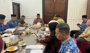 Rapat pembinaan SAKA jajaran Kwarda Jambi bersama Pjs Gubernur Sudirman