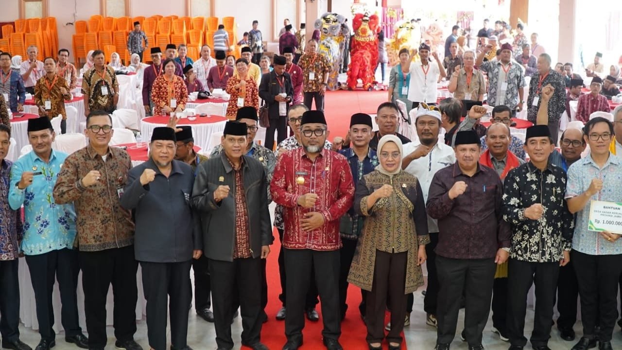Pjs Gubernur Jambi, Sudirman saat peresmian Desa/Kelurahan Sadar Kerukunan di Kelurahan Talang Jauh, Kota Jambi