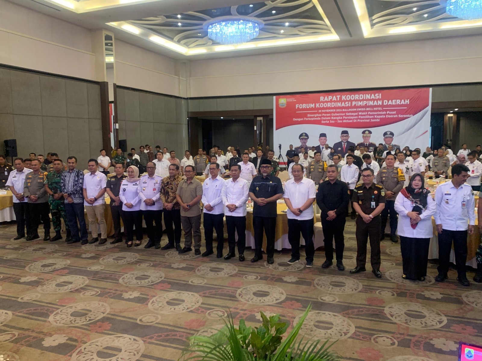 Rapat koordinasi Forkopimda dalam rangka persiapan Pilkada Serentak tahun 2024