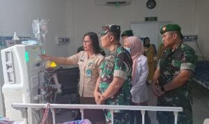 Danrem 042/Gapu Brigjen TNI Heri Purwanto saat meninjau fasilitas rumah sakit dr. Bratanata Danrem 042/Gapu Brigjen TNI Heri Purwanto saat meninjau fasilitas rumah sakit dr. Bratanata