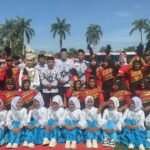 Gubernur Jambi Al Haris saat peringatan HUT ke-79 PGRI dan HGN 2024 di Tebo