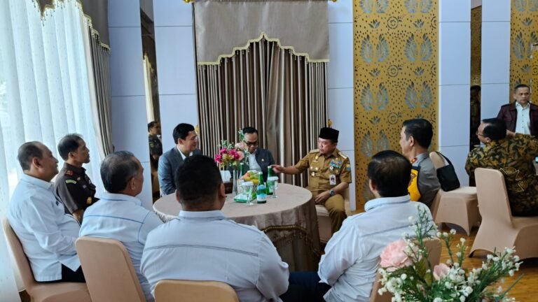 Gubernur Jambi Al Haris menyambut kedatangan Komisi III DPR RI