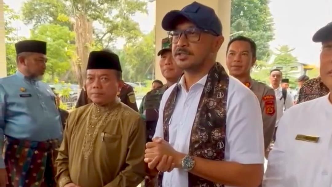 Gubernur Jambi Al Haris menyambut kunker Wamen Kebudayaan Giring Ganesha