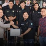 Kapolres Tanjab Barat AKBP Agung Basuki bersama Pengurus DPC Granat