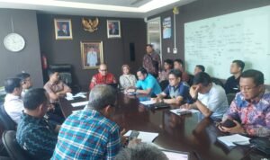 Pimpinan DPRD Provinsi Jambi beserta anggota Banggar saat berkonsultasi dengan pihak Kemendagri