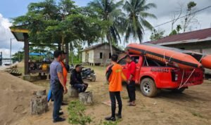 Tim gabungan melakukan persiapan pencarian korban hilang