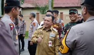 Gubernur Jambi Al Haris, saat menghadiri deklarasi PSU Pilkada Damai Kabupaten Bungo