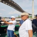 Pengecekan jembatan Gentala Arasy usai ditabrak tongkang pengangkut batubara