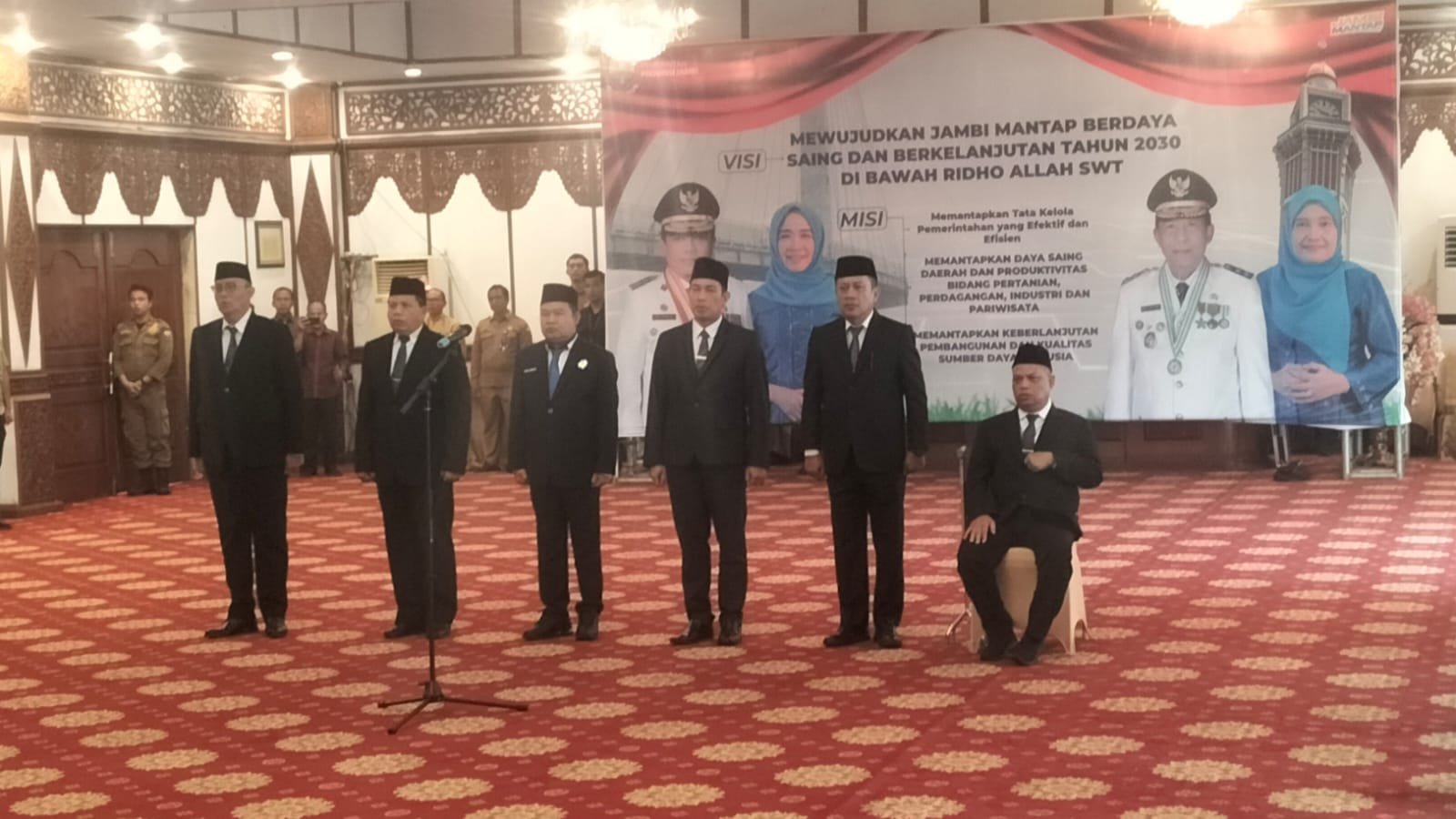 Pejabat eselon II Pemprov Jambi yang dilantik Gubernur Jambi