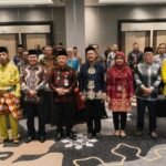 Gubernur Jambi Al Haris usai membuka rapat koordinasi revitalisasi bahasa Melayu Jambi