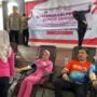 Kegiatan donor darah menyambut HUT Bhayangkara ke-79, yang digelar Polda Jambi