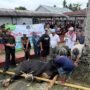 Suasana penyembelihan hewan kurban di Lapas Kelas IIA Jambi