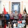 Foto bersama Kapolda Jambi dengan jajaran Kanwil Ditjen IMI dan PAS Jambi