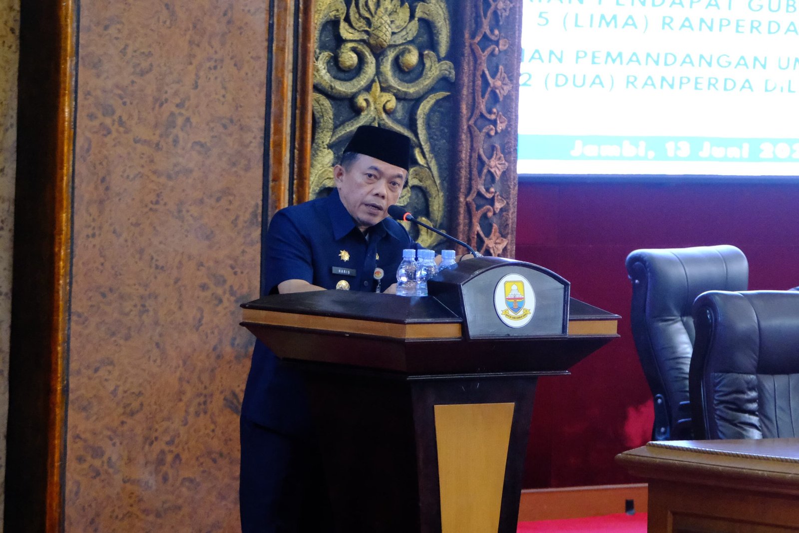Gubernur Jambi Al Haris menghadiri rapat paripurna DPRD Provinsi Jambi