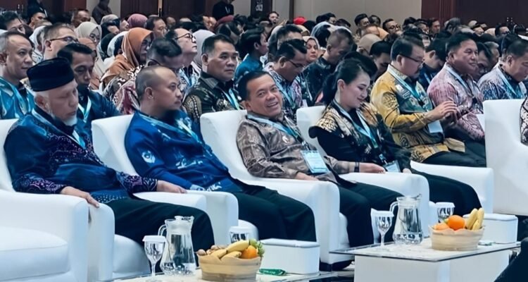 Gubernur Jambi, Al Haris saat menghadiri Rakornas pengelolaan sampah dalam rangka peringatan Hari Lingkungan Hidup Sedunia Tahun 2025