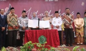 Gubernur Jambi Al Haris saat menghadiri acara Puncak Milad ke-6 Universitas Muhammadiyah Jambi