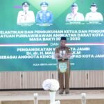 Wakil Gubernur Abdullah Sani saat menghadiri pelantikan PPAD periode 2025 - 2030 Kota Jambi