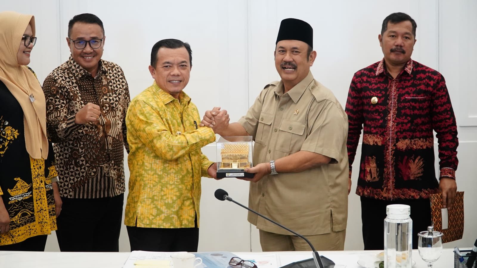 Gubernur Jambi, Al Haris usai audiensi dengan Menteri PPN/Kepala Bappenas Rachmad Pambudy dan Wakil Menteri Febrian Alphyanto Ruddyard