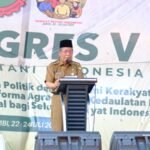 Wakil Gubernur Jambi, Abdullah Sani, saat menghadiri pembukaan Kongres ke-V di Asrama Haji Provinsi Jambi