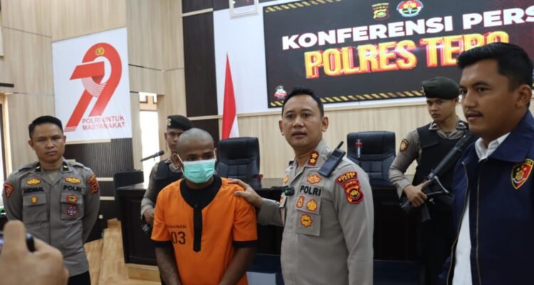 Pelaku pencurian dengan kekerasan yang berhasil diamankan Polres Tebo