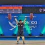 Aksi lifter andalan Jambi M Ripqi Ramadhan di PON Aceh-Sumut 2024 lalu