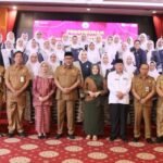 Sekretaris Daerah Provinsi Jambi, Sudirman mewakili usai mengukuhkan PD IBI Provinsi Jambi Periode 2023-2028