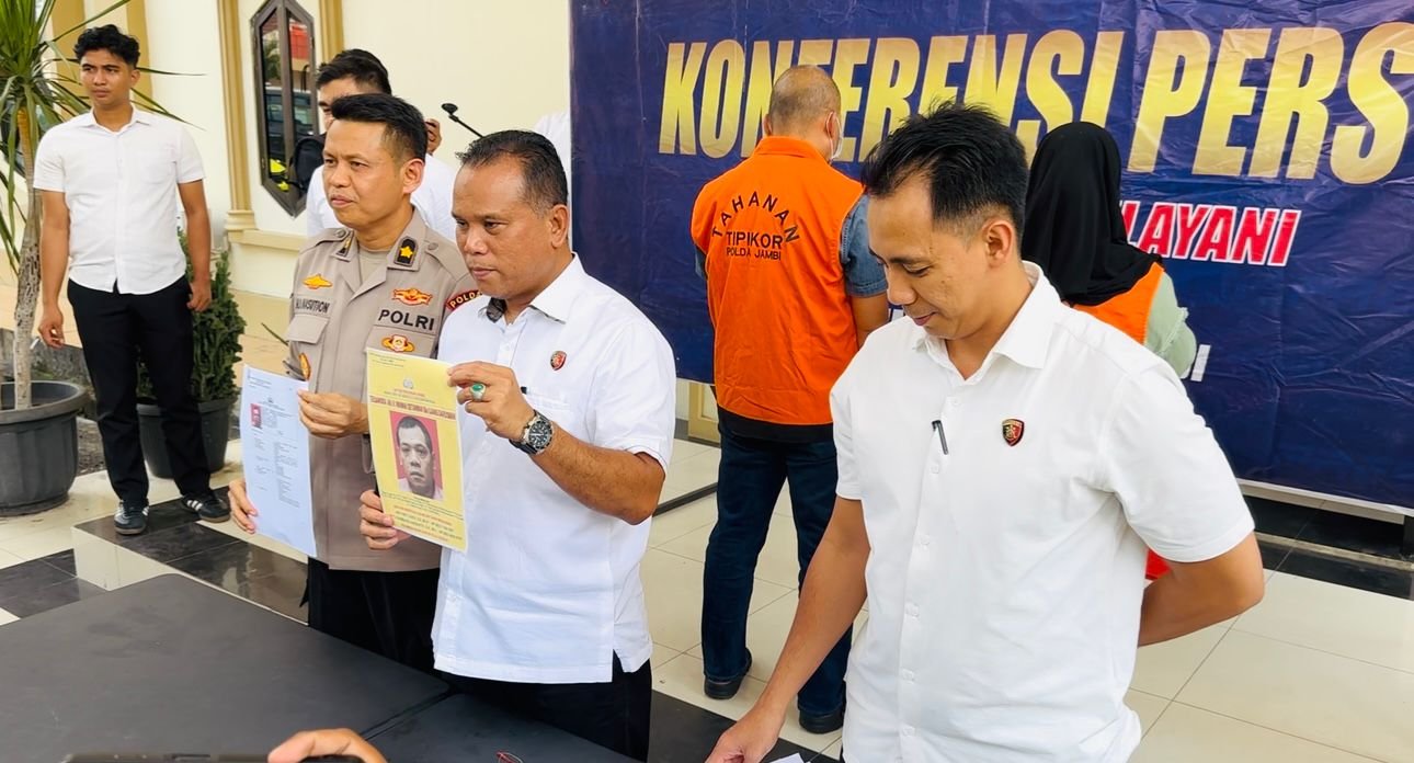 Dirreskrimsus Polda Jambi Kombes Taufik Nurmandia menerangkan perkembangan kasus korupsi DAK Disdik Provinsi Jambi