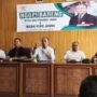 Ketua Umum KONI Provinsi Jambi AKBP Mat Sanusi saat silaturrahmi bersama insan pers