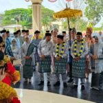 Gubernur Jambi Al Haris saat menghadiri puncak peringatan hari jadi ke-60 Kabupaten Tanjung Jabung Barat
