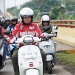 Gubernur Jambi, Al Haris bersama Forkopimda saat mengikuti kegiatan Sunday Morning Ride (Sunmori) Merdeka tahun 2025