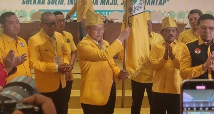 Cek Endra kembali terpilih memimpin Golkar Jambi dalam Musda, Sabtu (06/09/2025)