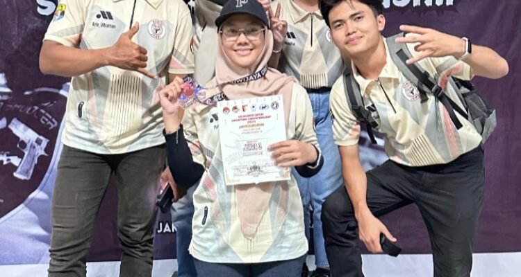 Atlet menembak binaan Perbakin Jambi berhasil meraih prestasi di ajang Sriwijaya Open Shooting Championsip