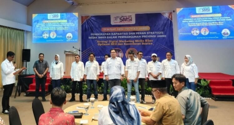 Pengukuhan Forum Pemred SMSI Provinsi Jambi