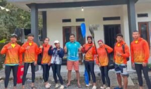 Atlet dayung andalan Jambi yang berhasil meraih 4 emas dan 1 perak di Kejurnas kayak canoe Panglima TNI di Pangandaran, Jawa Barat