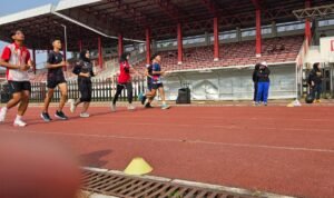 Persiapan alet taekwondo Jambi yang akan berlaga di PON Bela Diri di Kudus, Jawa Tengah, Oktober mendatang